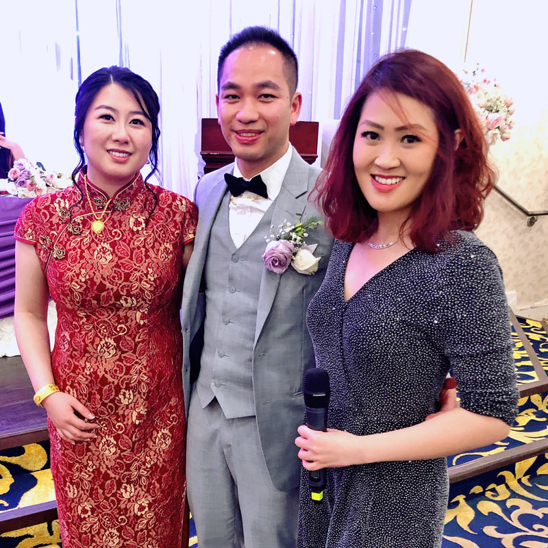 Chinese Wedding MC in Toronto with Bride & Groom